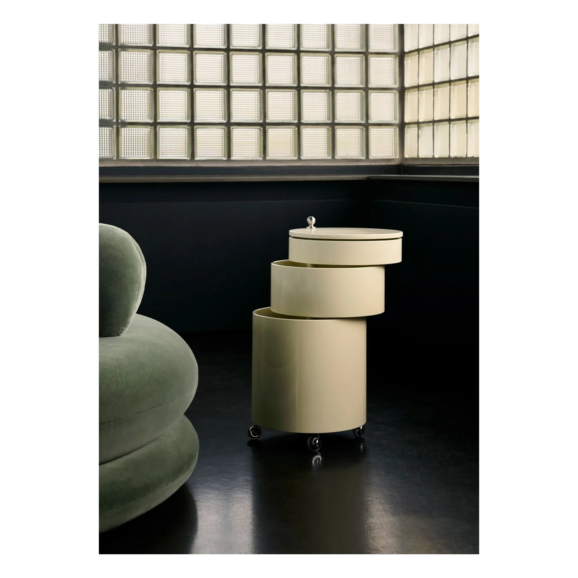 Verpan - Barboy mobile storage unit - Glossy Series | Cream