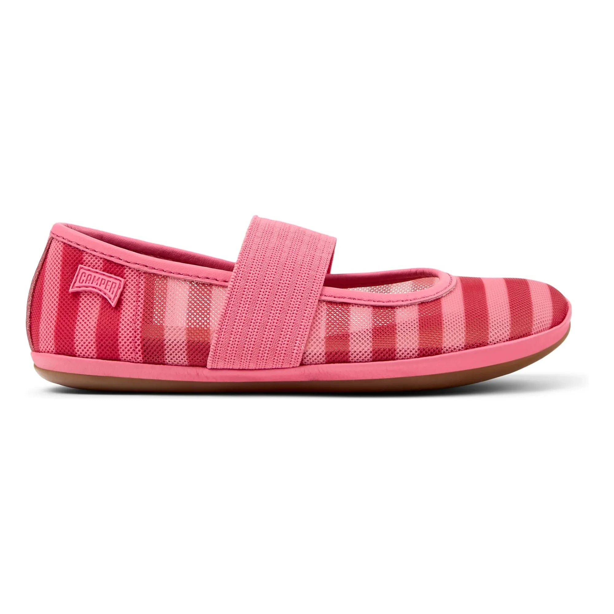 Camper - Striped Right Ballerina Shoes | Pink