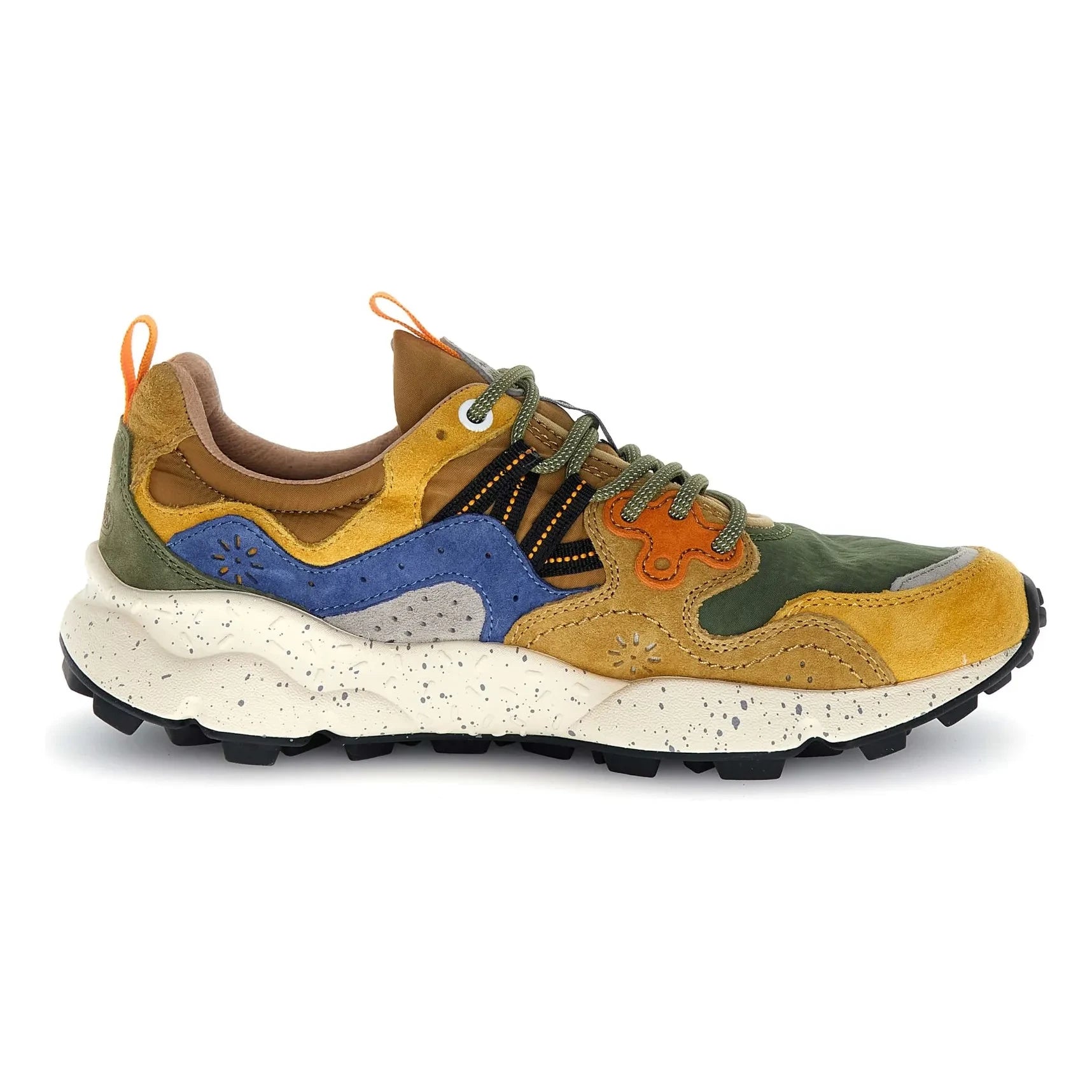 Flower Mountain - Yamano 3 Wildleder und Nylon Sneaker | Senf