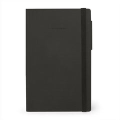 Legami - Dotted Notebook with Monochrome Soft Cover - Black Suit - My Defter
