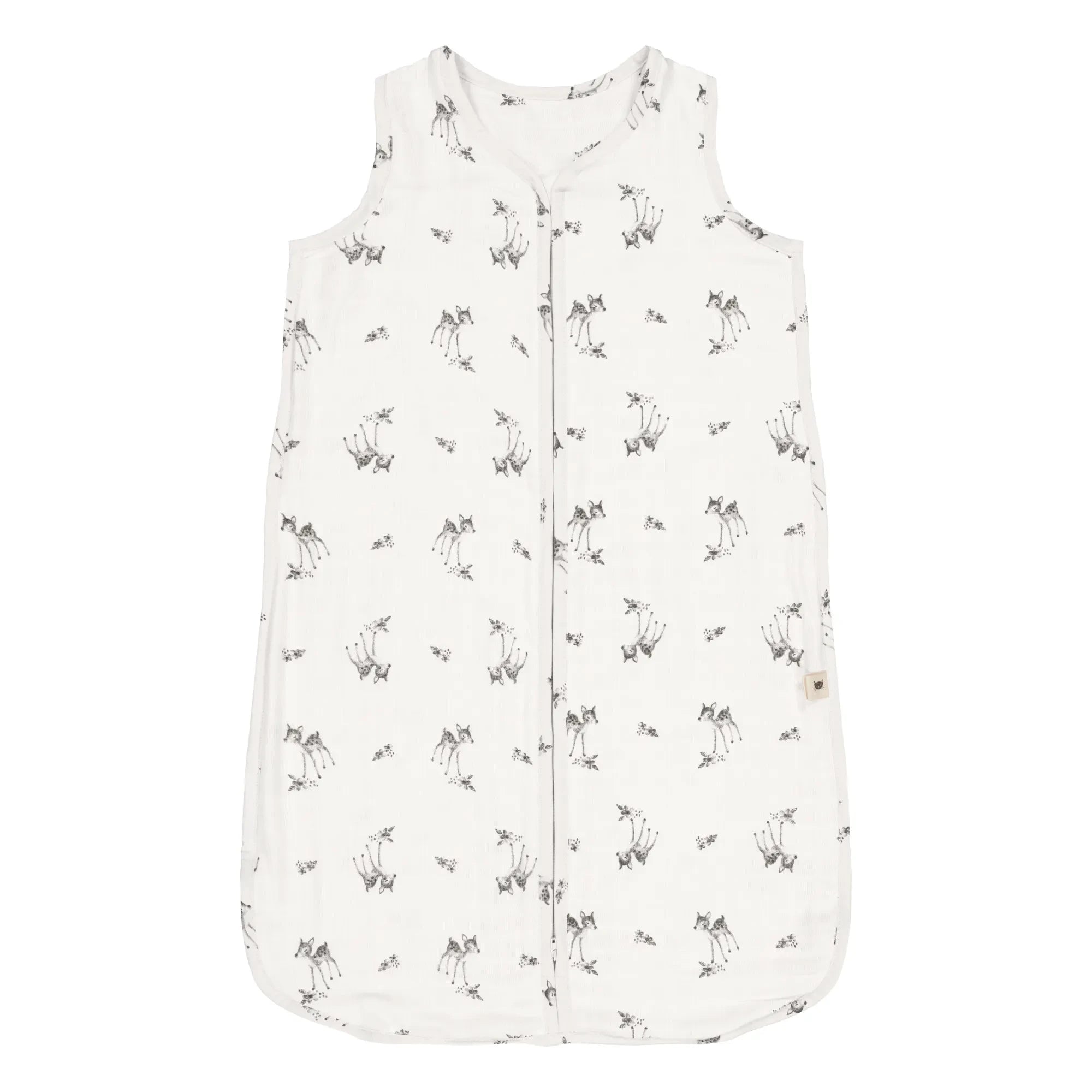 Rose in April - Adèle Peacock Light Baby Sleep Suit | Ecru