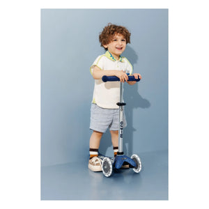 Micro - Mini LED Simli Scooter | Mavi