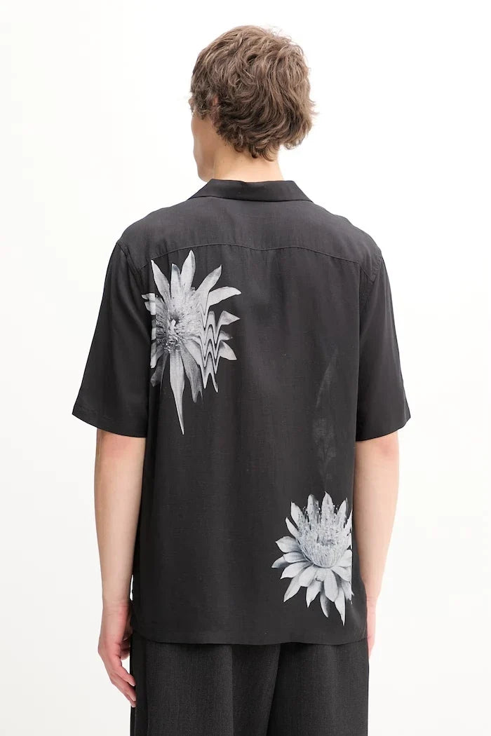 Keten gömlek AllSaints FLORAZE