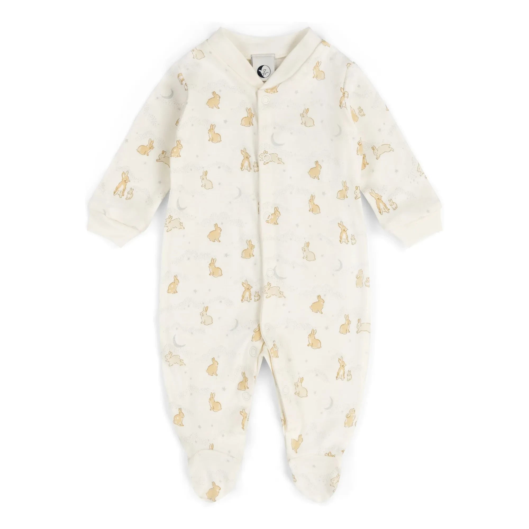 Sleepy Doe - Bunny Foot Pajamas Organic Cotton | Off-White