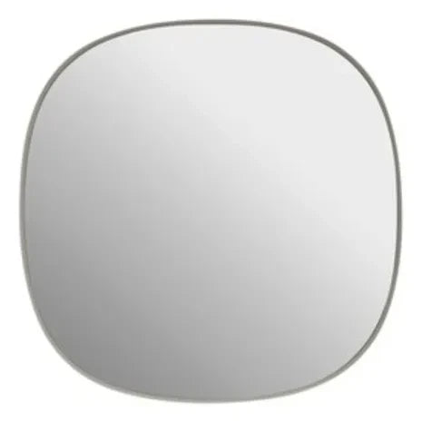 Muuto - Çerçeveli duvar aynası 40x40 cm | Açık gri