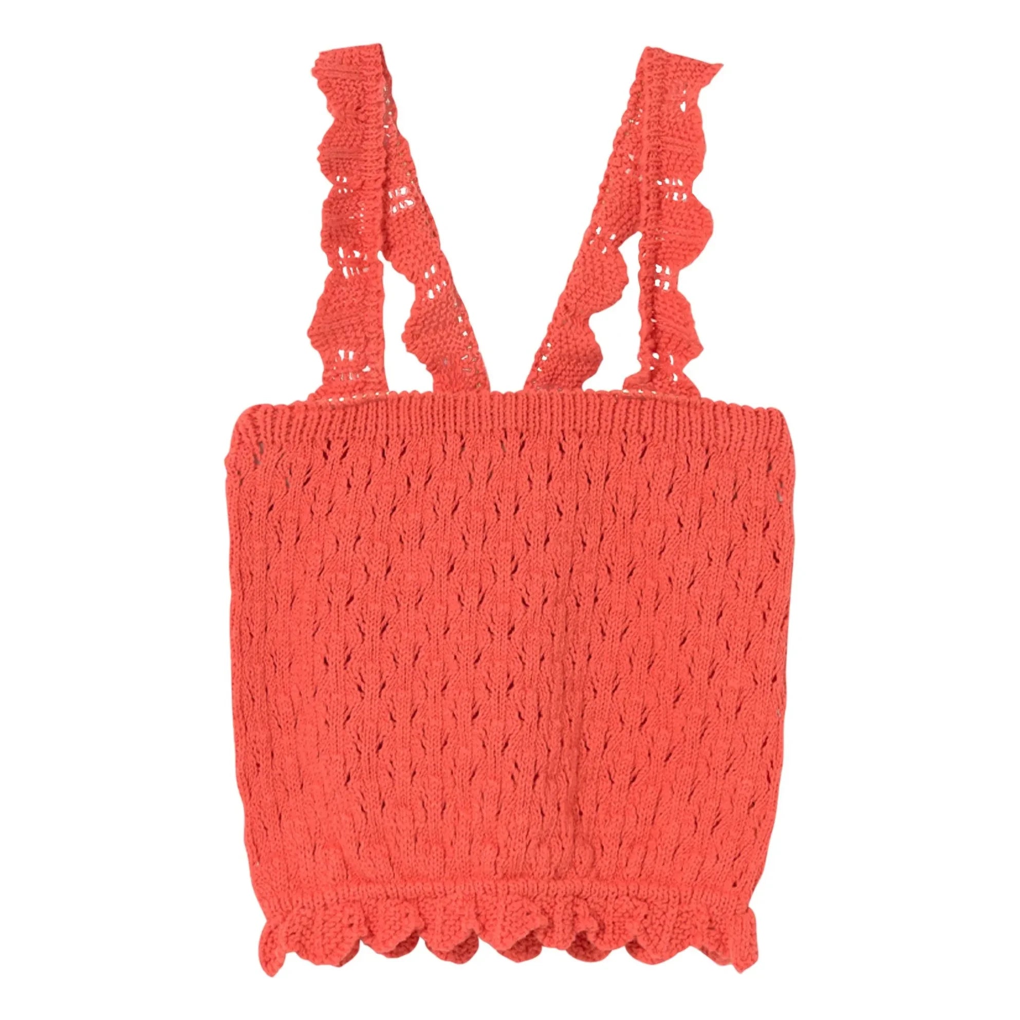 Cozmo - Lily Pointelle atlet üst Recycled fibers | Kırmızı