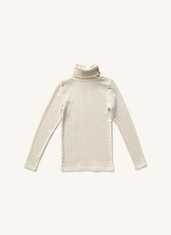 Soor Ploom - Mit Kreuzstich gefertigte Fischerkragen | Beige Rosa