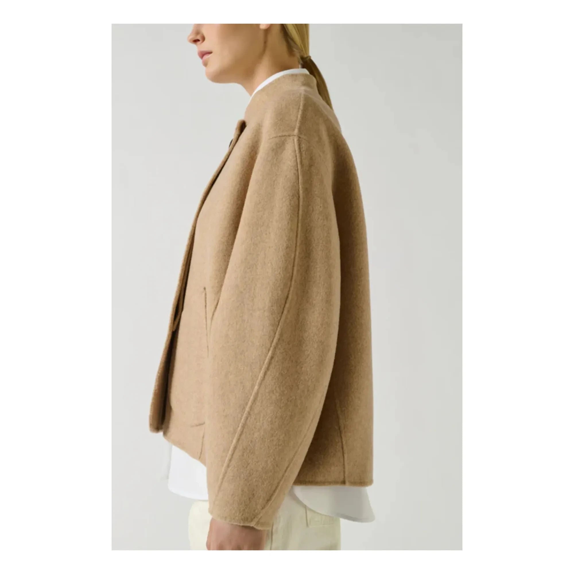 Soeur - Windsor Wollmantel | Heather beige