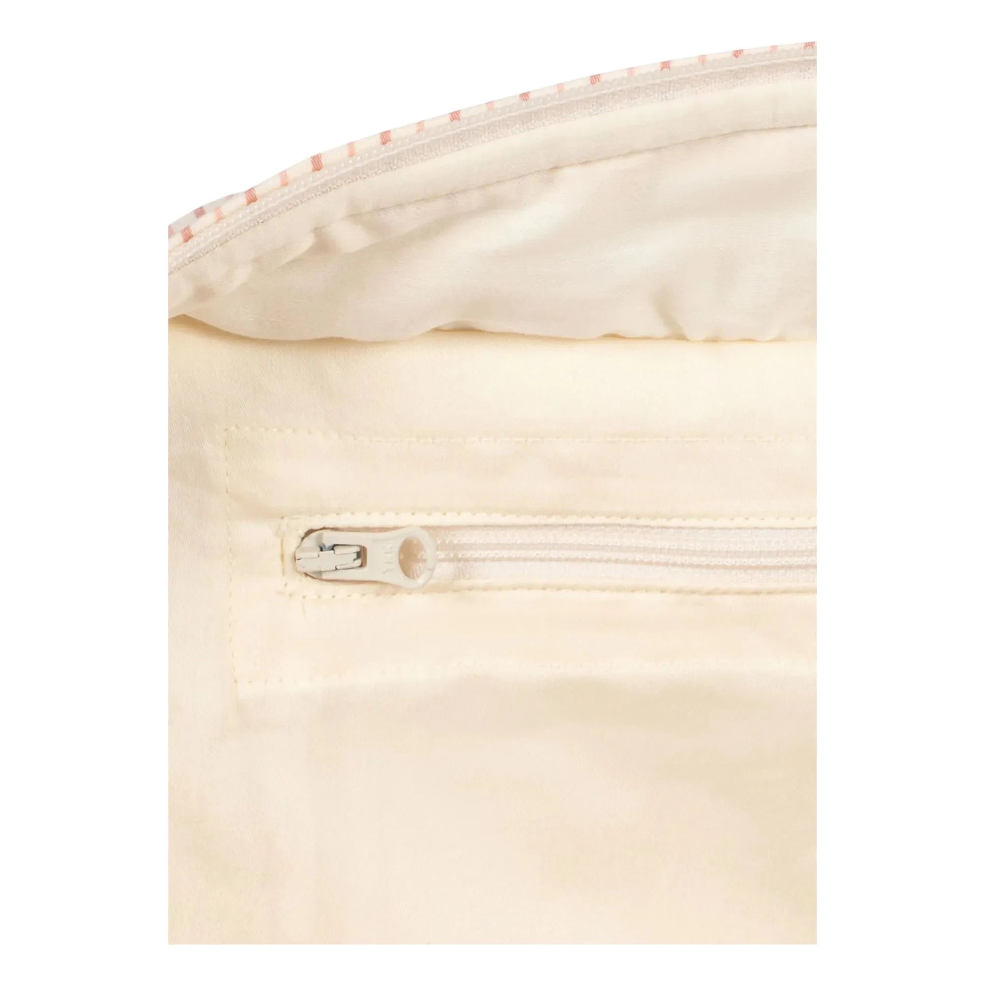 Konges Sløjd - Gestreifte Kosmetiktasche Groß | Rosa