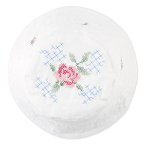 Gingersnaps - Aria Embroidered Hat | White