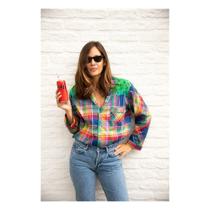 Paolina - Rihanna Ranch Blouse | Navy Blue