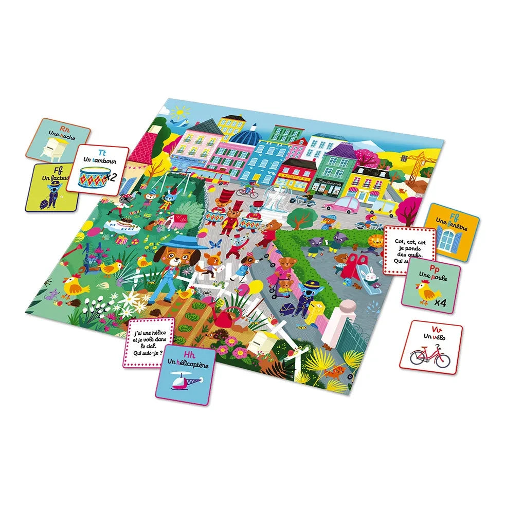 Janod - Beobachtungsbuchstaben-Spiel