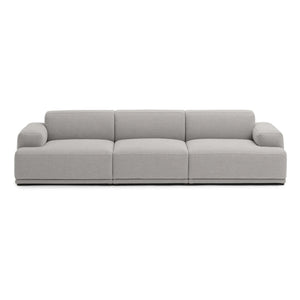 Muuto - Connect Soft 3 Kişilik Koltuk | Açık gri