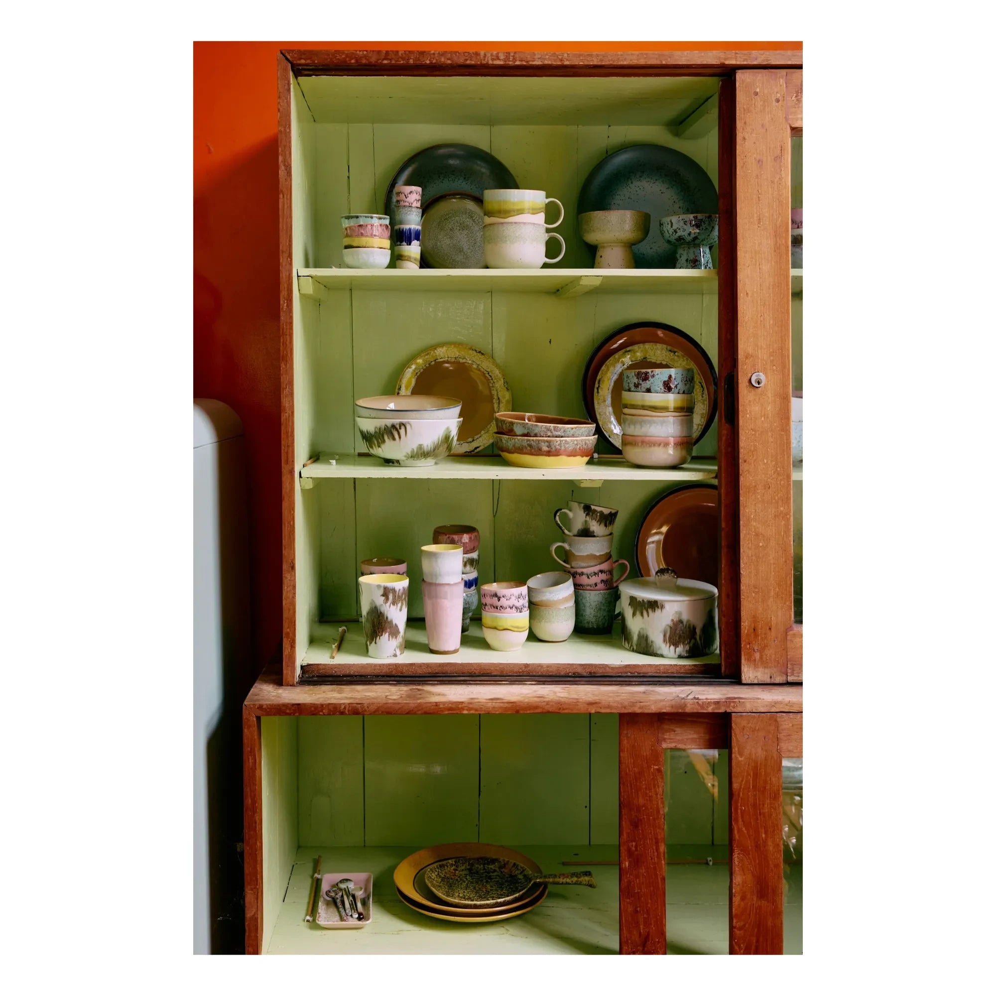HKliving - Dada Cappuccino Tassen - 4er Set