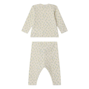 Bonpoint - Timi Voiliers Organic Cotton T-Shirt and Leggings Set | Off White