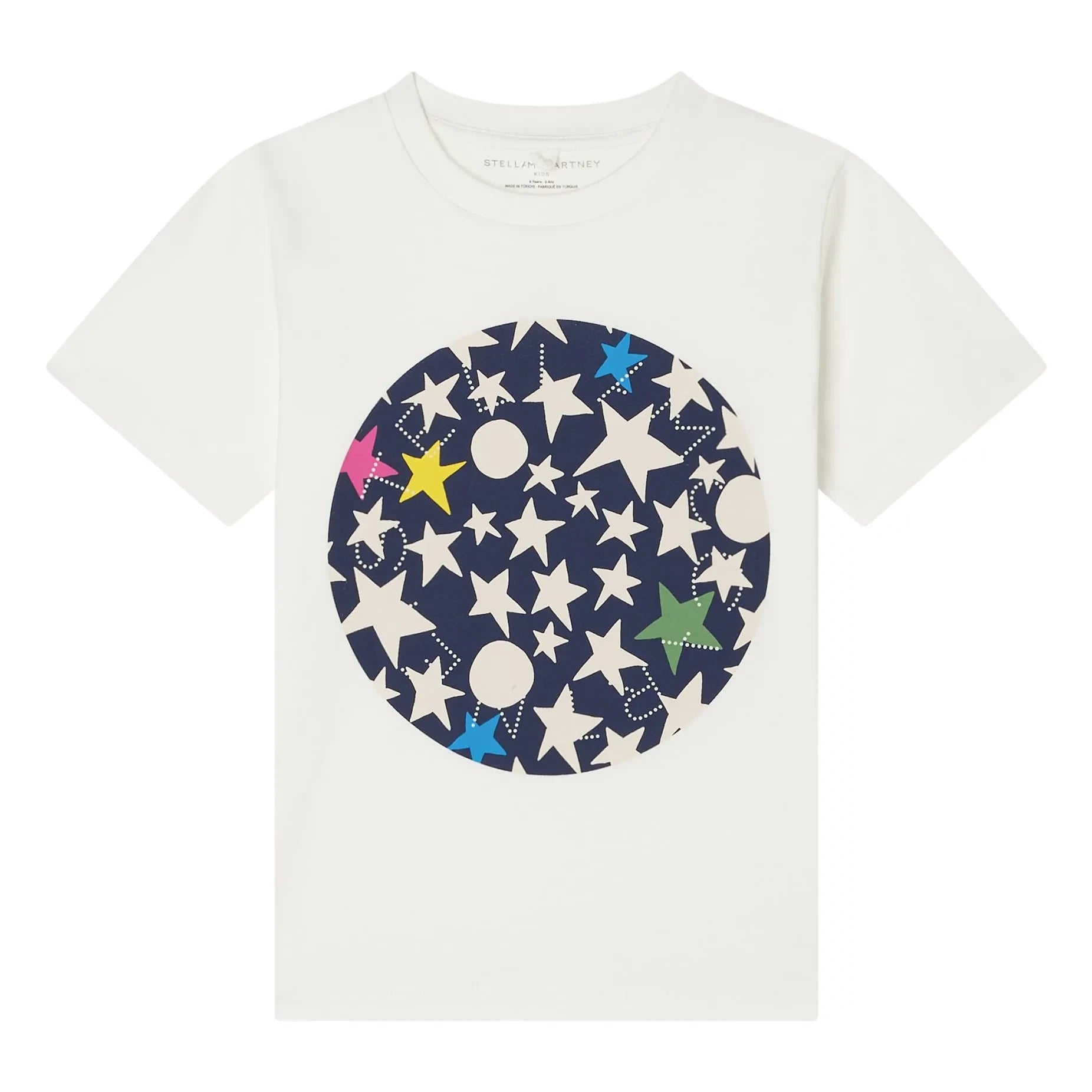 Stella McCartney Kids – Stern-T-Shirt | Elfenbein