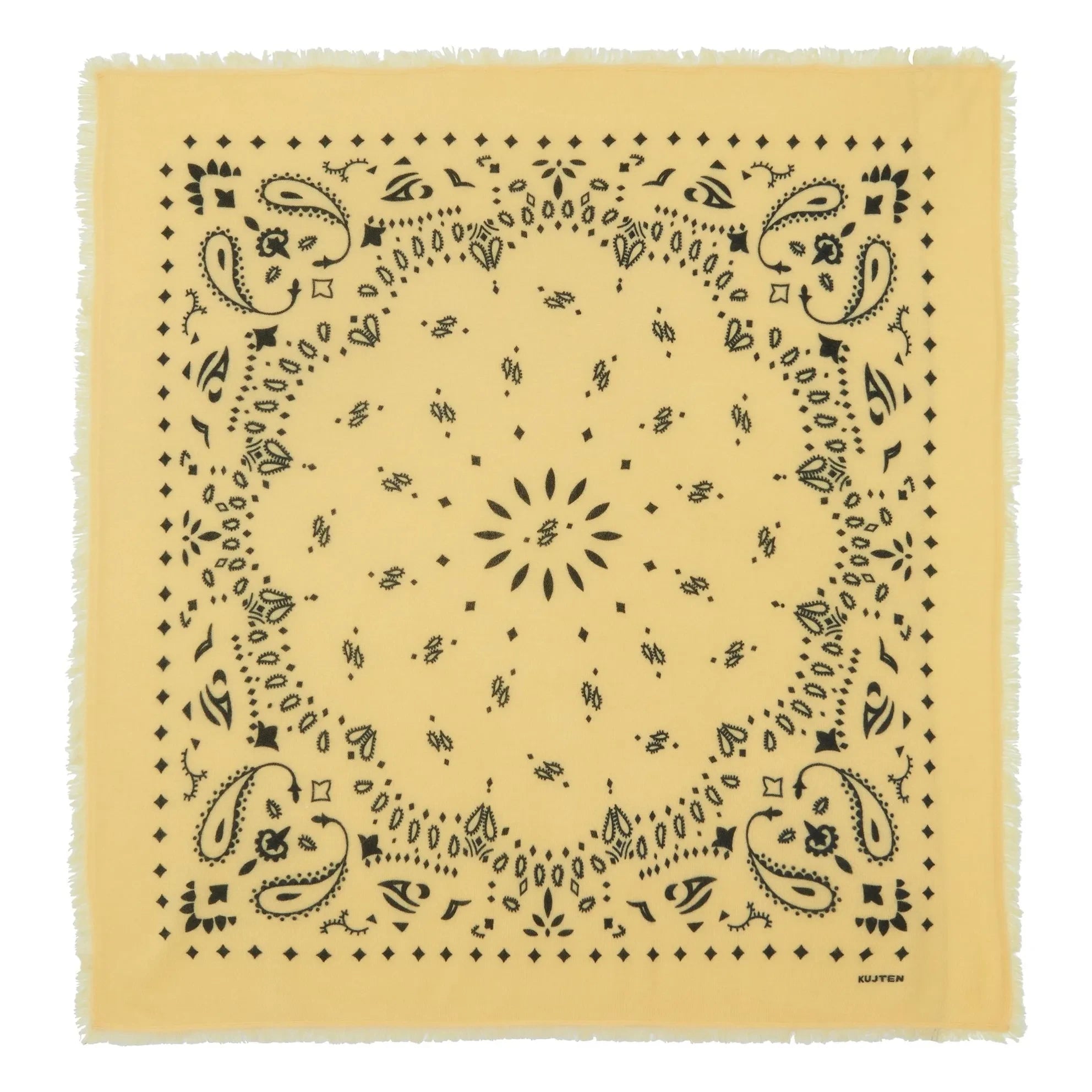 Kujten - Kaschmir-Bandana Hachiko | Anisgrün