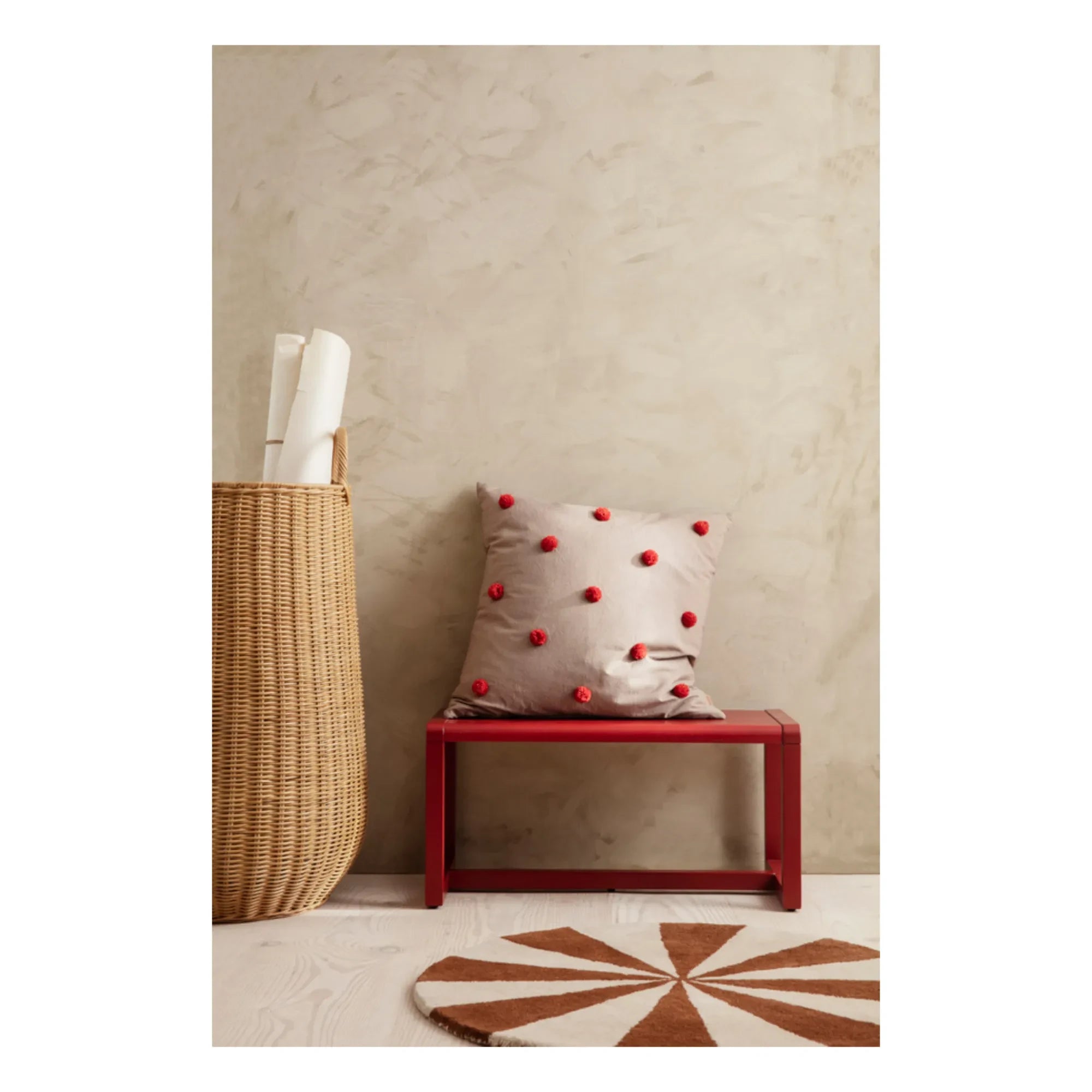 Ferm Living Kids - Kemer Tufteli Halı | Kahverengi