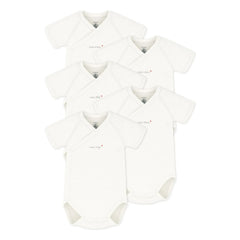 Petit Bateau - 5’li Mon Ange Organik Pamuklu Body Seti | Ekru