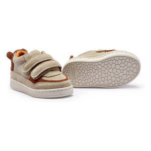 Donsje - Pinou Bär Wildleder-Sneakers mit Klettverschluss | Beige