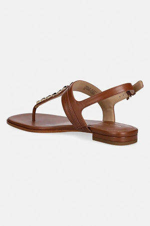 MICHAEL Michael Kors Marcia Thong Sandal kadın deri düz taban sandalet