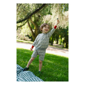 Bayiri - River Shorts Organic cotton knitwear | Gray
