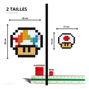 Pixel Corner - Pixel Art Kiti - Mantar | Kırmızı