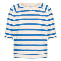 By Bar - Marinière Neva Organik pamuklu T-shirt | Azure blue