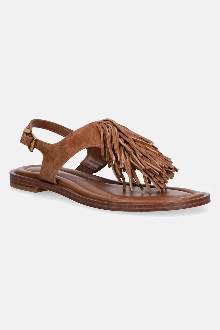 MICHAEL Michael Kors Kadın Süet Sandalet Indra Thong Sandal