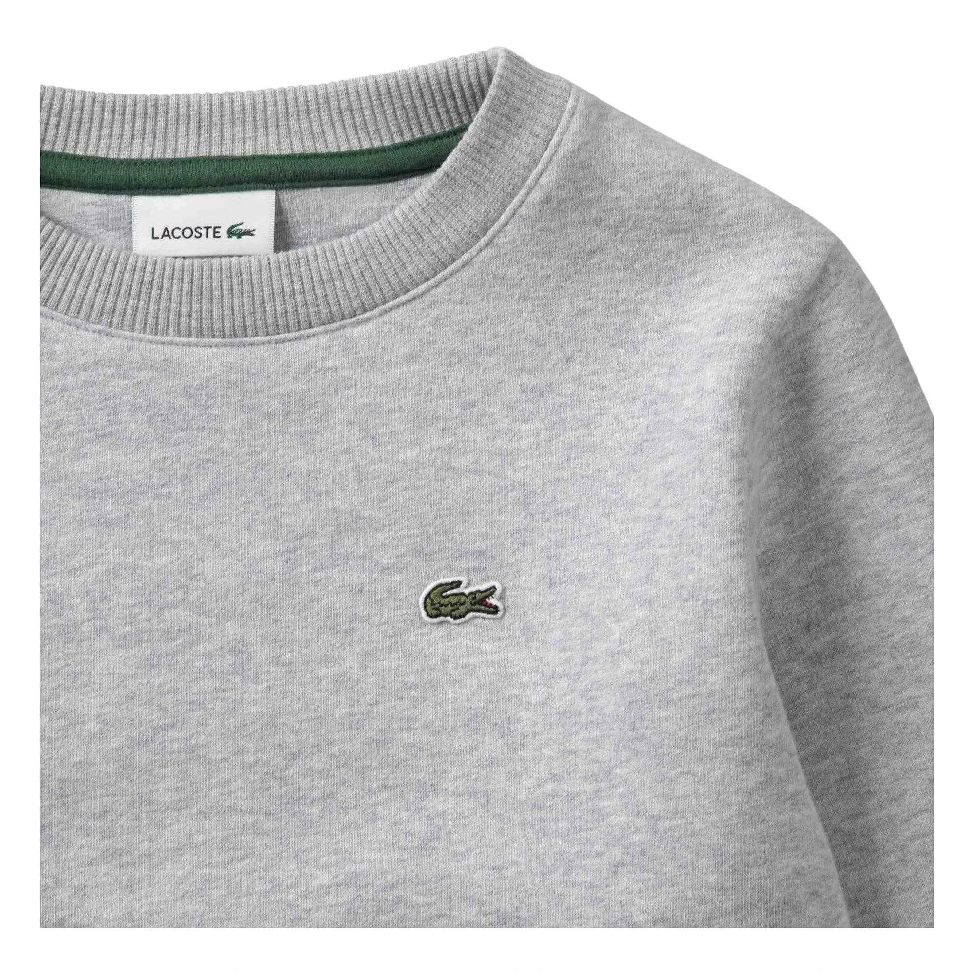 Lacoste - Sweatshirt aus Bio-Baumwolle mit Logo | Heather Grey