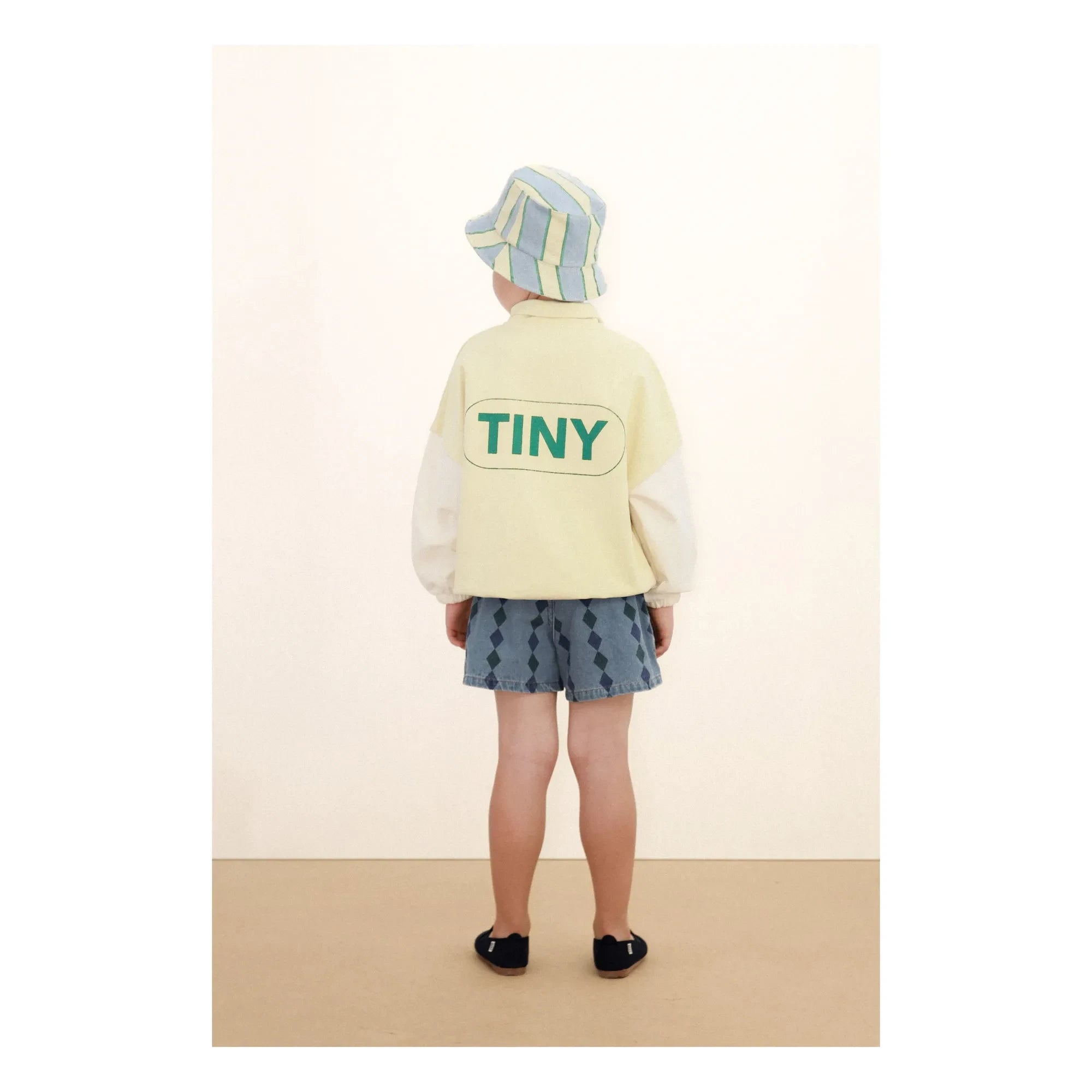 Tinycottons - Denim Losange Şort | Mavi