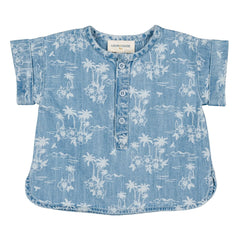 Louis Louise - Saul Hawaii Jeanshemd | Hellblau