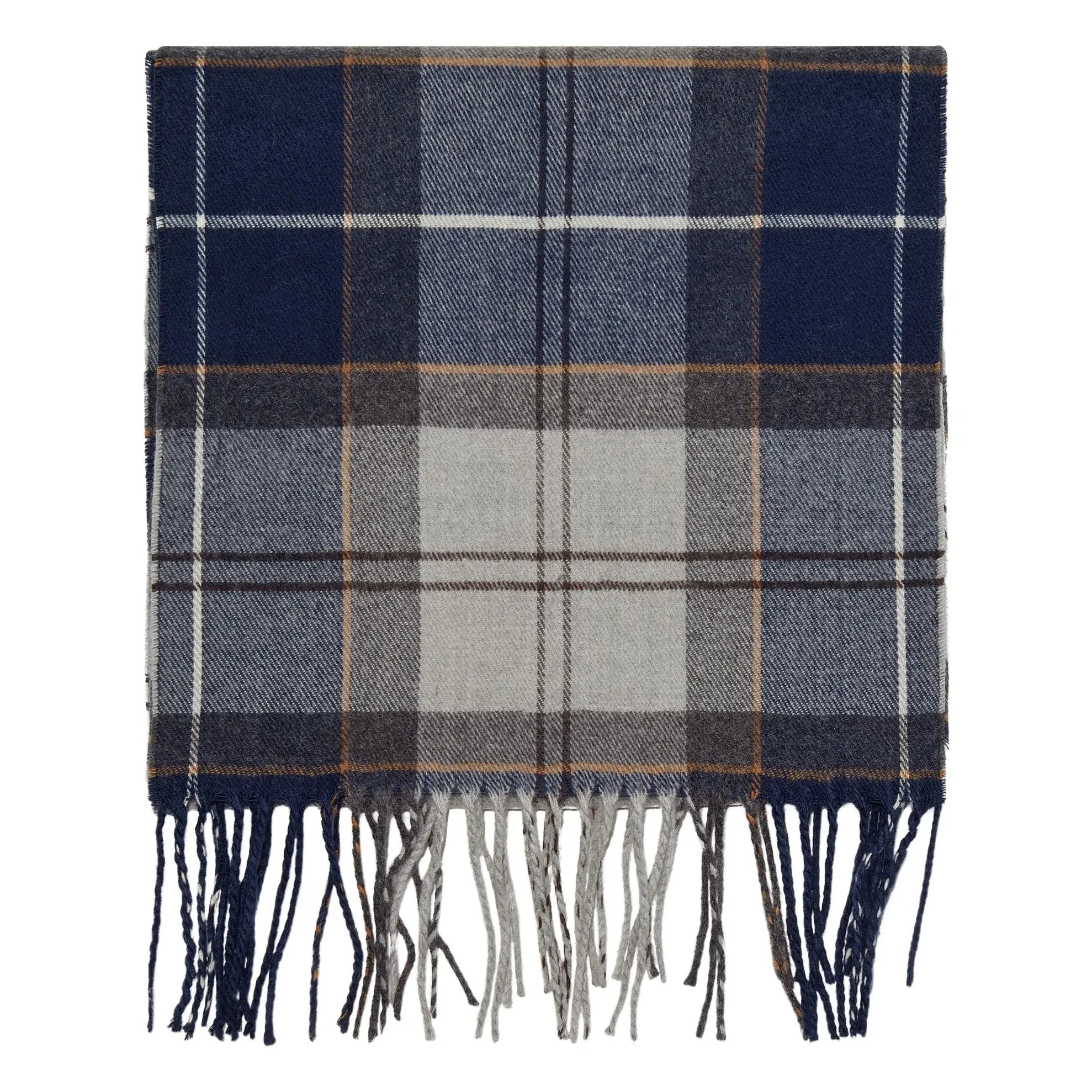 Barbour - Galingale Tartan Atkı | Gri mavi