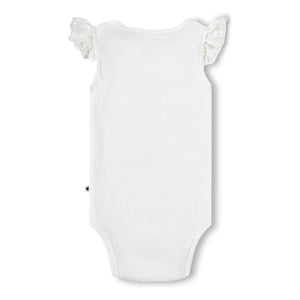 Molo - Flair organik pamuklu body | Beyaz