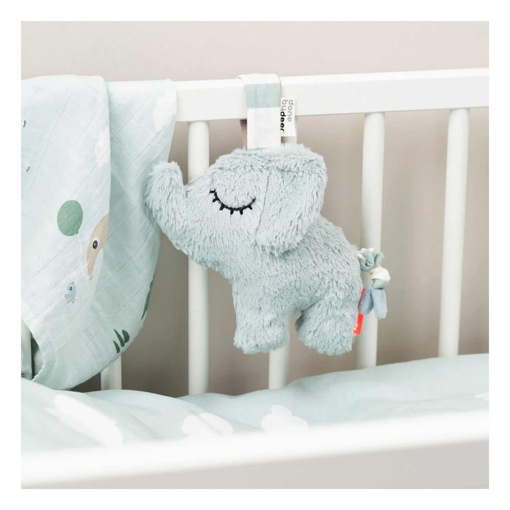 Done by deer - Elphee musical vine toy | Blue