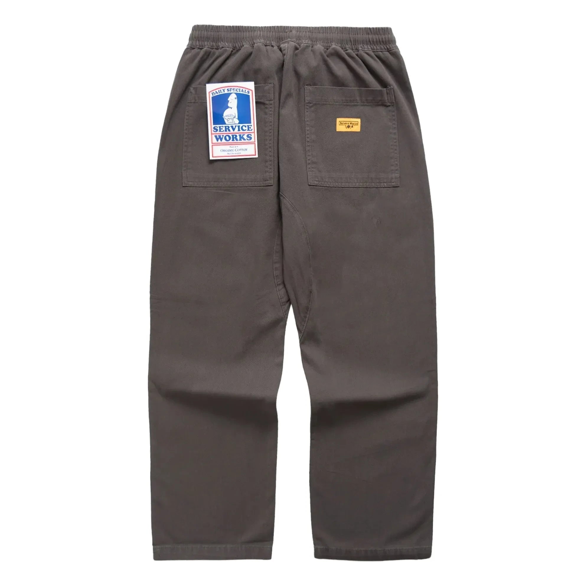 Service Works - Klassische Kochhose Bio-Baumwolle | Grau