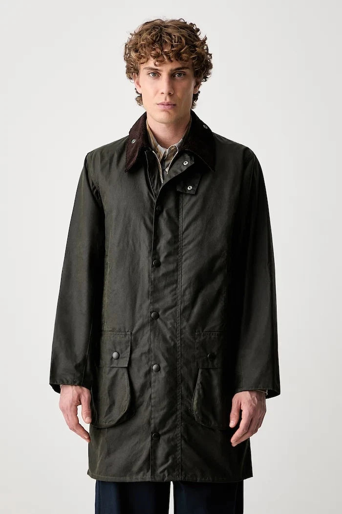 Barbour uzun erkek pamuk ceket