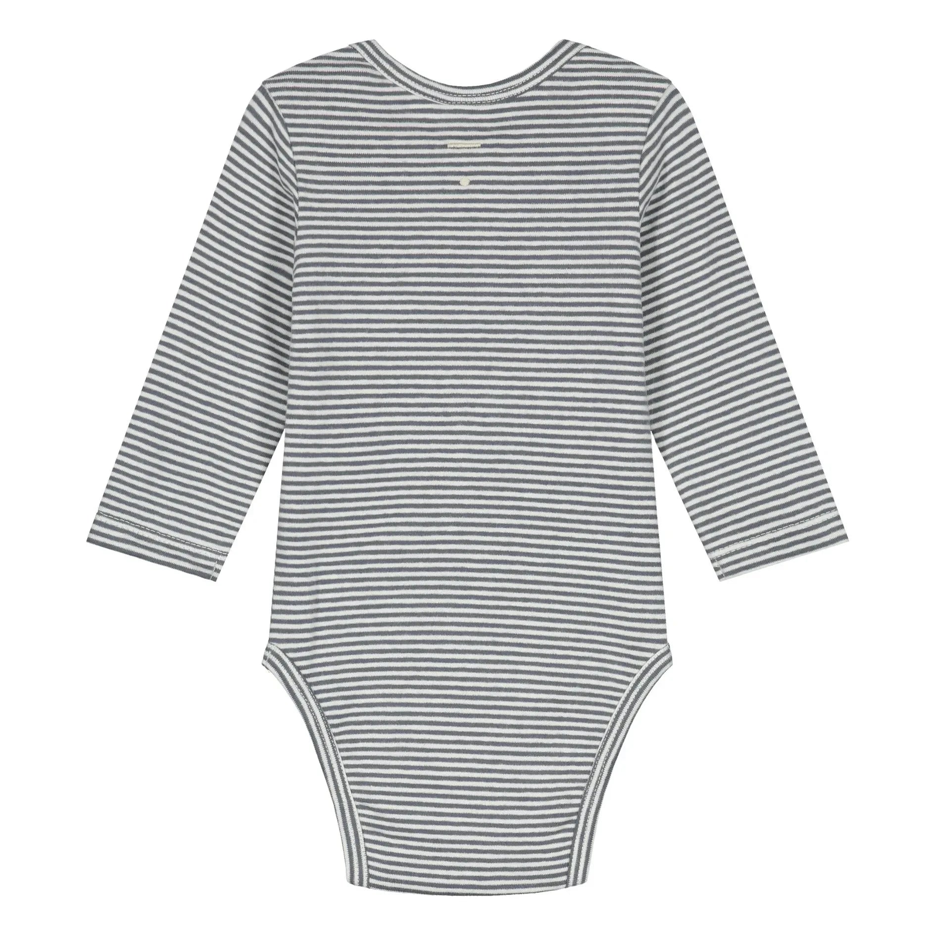 Gray Label - Çizgili body Organik pamuk | Gri mavi