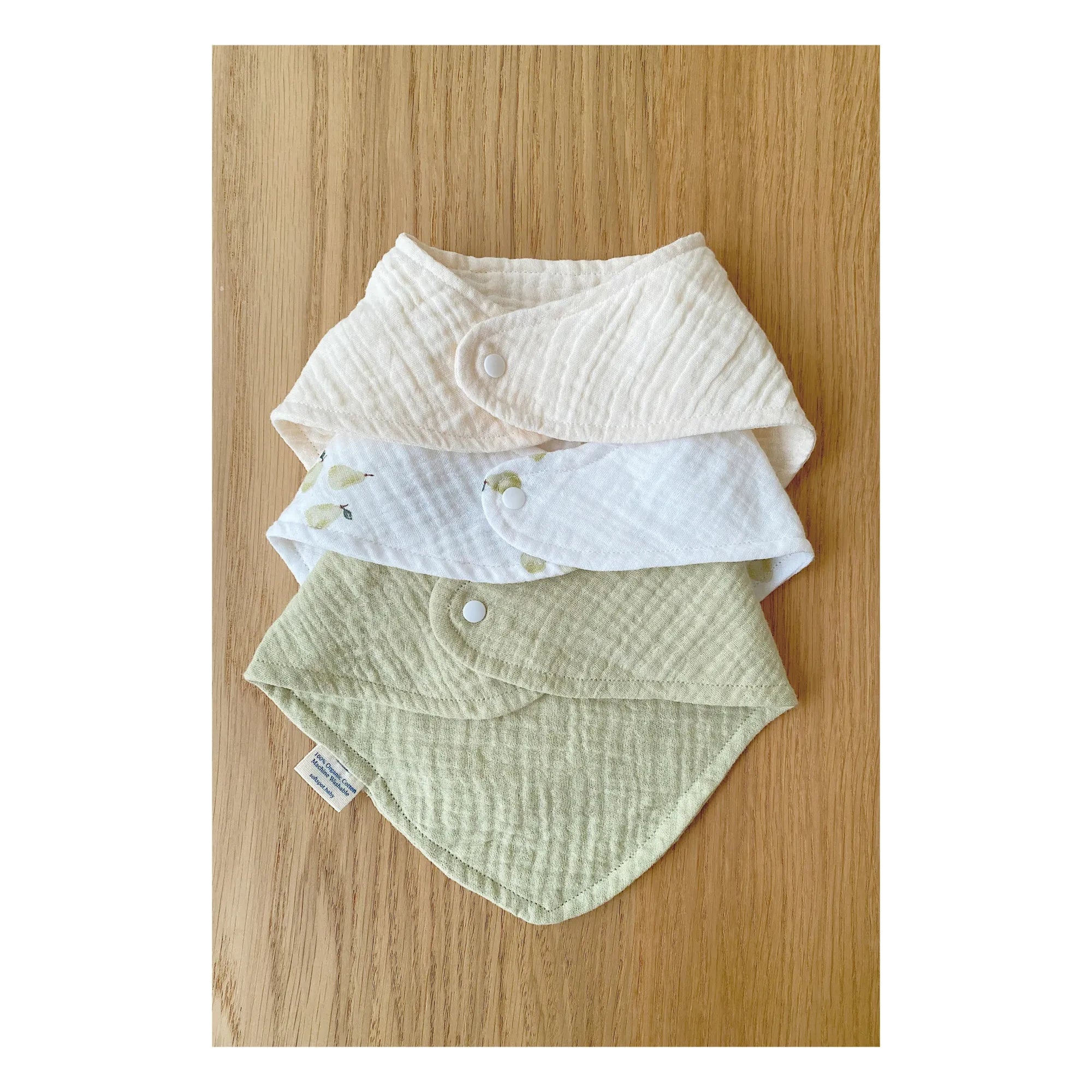 Soft Spot - Organik pamuktan bahçe bandana önlükler - 3'lü set | Garden