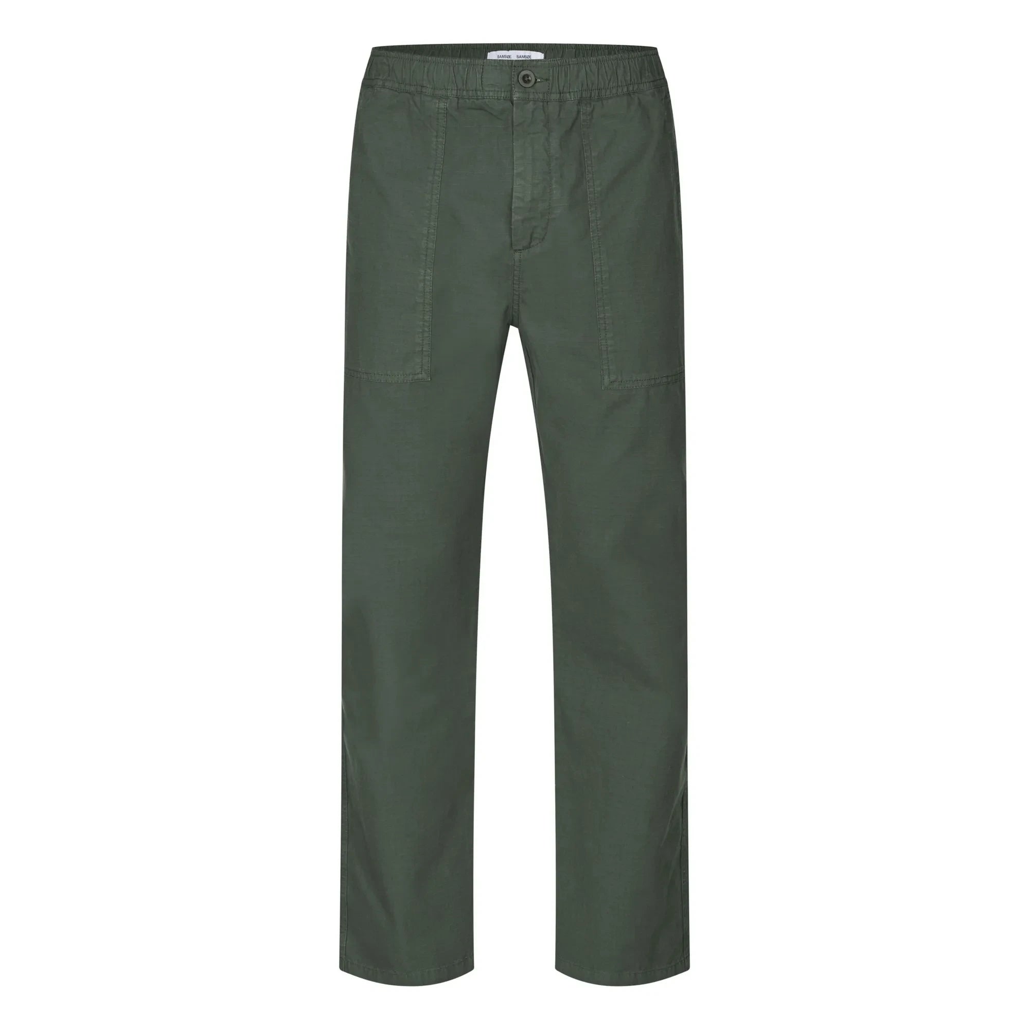 Samsoe Samsoe - Sajabri Pantolon 15840 Organik pamuk | Koyu yeşil