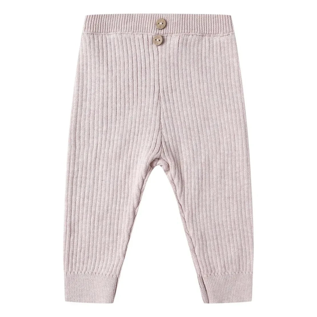 Quincy Mae - Organic Ribbed Knit Leggings | Lilac