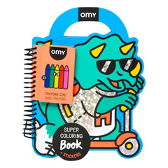 Omy - Sticker'lı Dino boyama kitabı