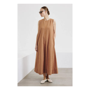 Pomandère - Striped Dress | Apricot
