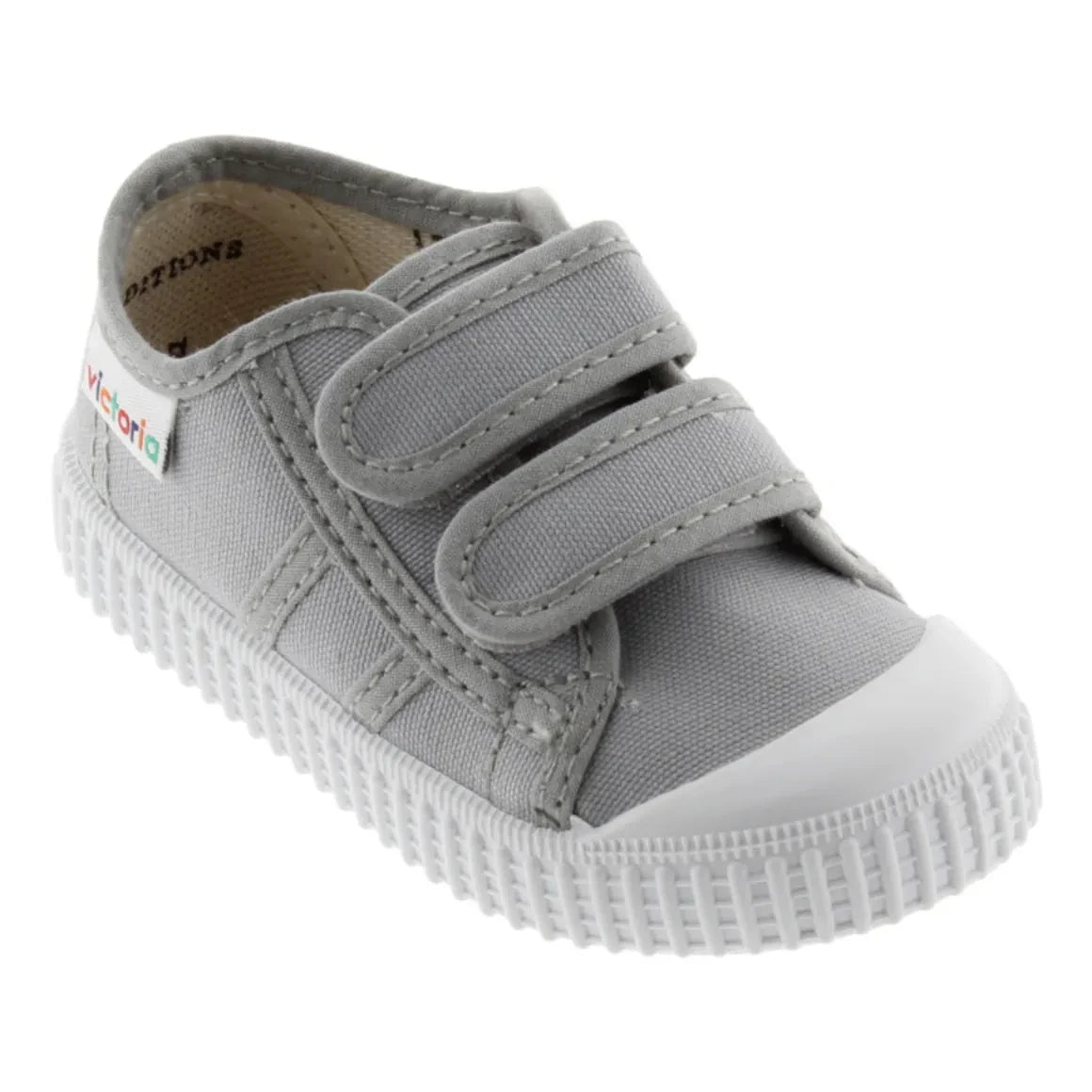 Victoria - Tiras Lona Cırt Cırtlı Sneakers | Gri
