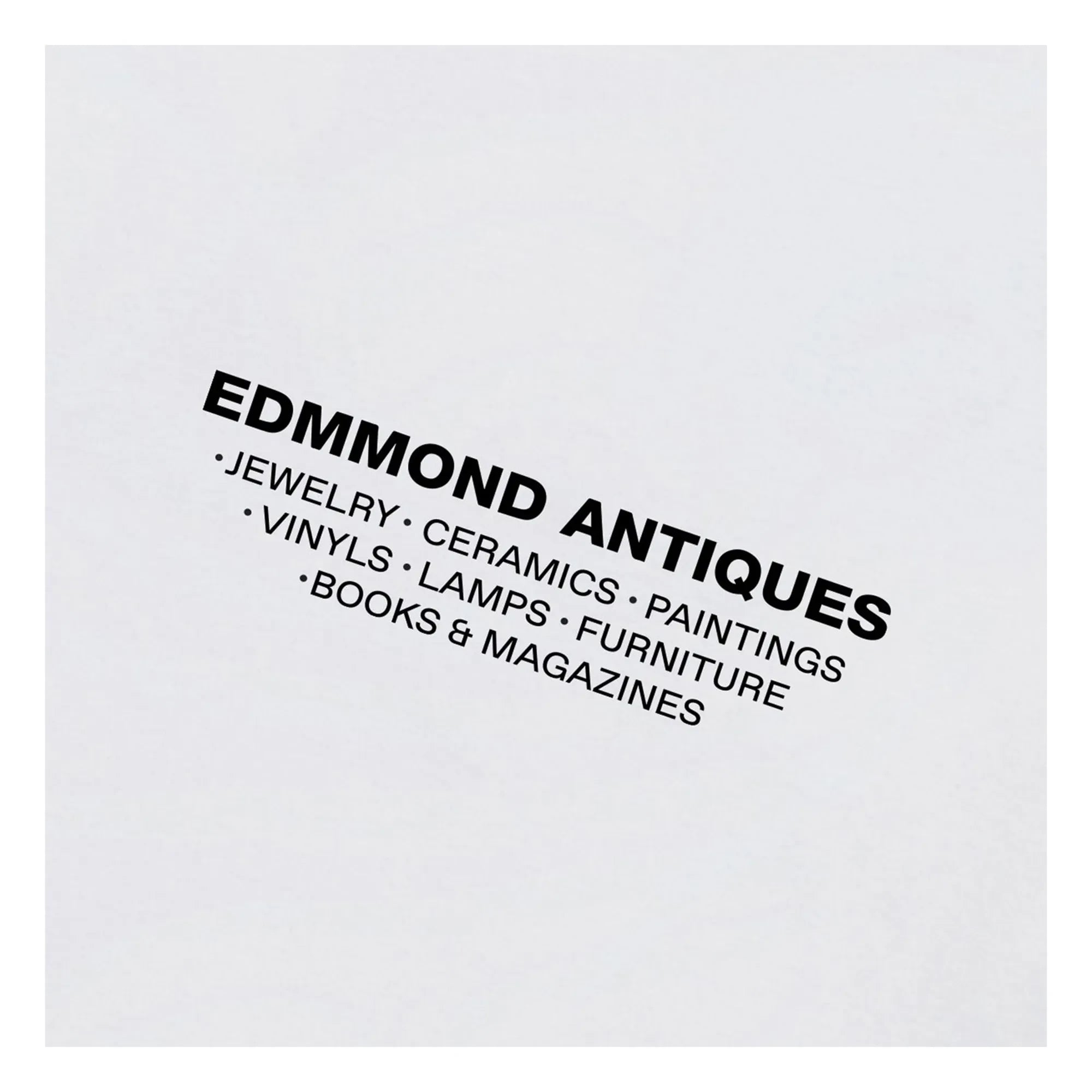 Edmmond Studios - Antique Cotton T-Shirt | White