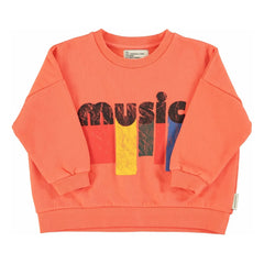 Piupiuchick - Music Sweat Organik pamuk | Neon turuncu