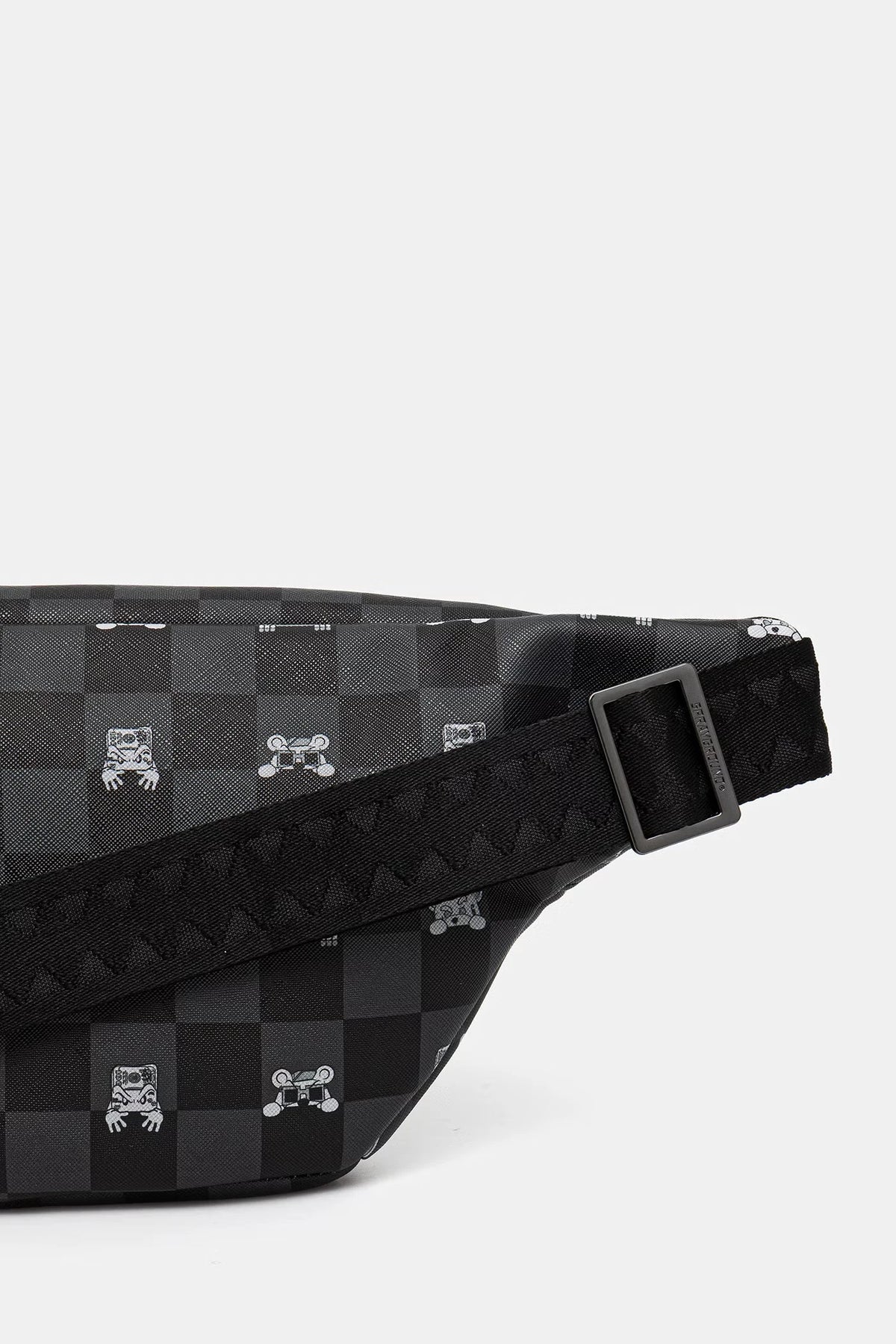 Sprayground - Black Faux Leather Waist Bag 910B8912NSZ