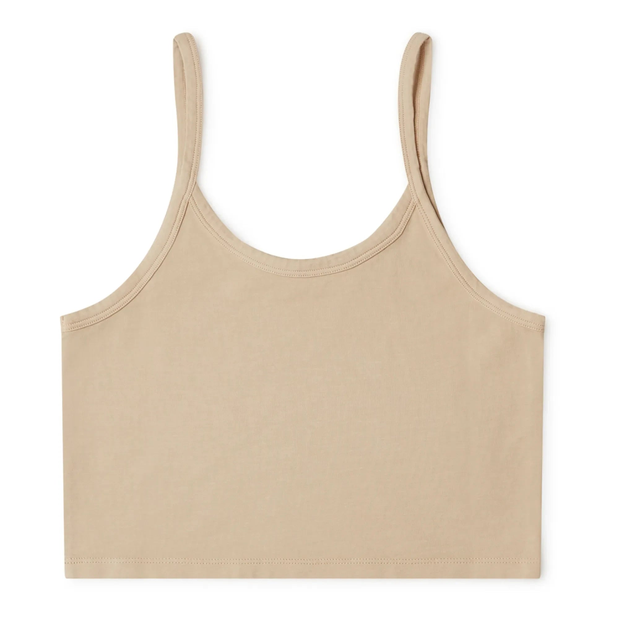 Matona - Cropped Organic Cotton Tank Top - Women's Collection | Powder