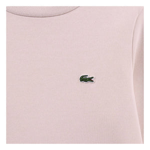 Lacoste - Organik pamuk logolu sweatshirt | Soluk Pembe