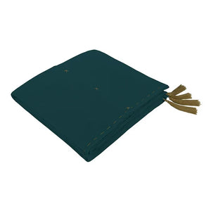 Numero 74 - Musselin-Tischdecke aus Bio-Baumwolle | Petrolblau S022